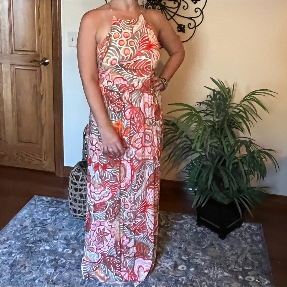 Floral LOFT maxi dress